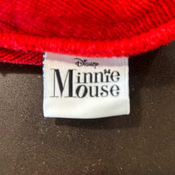 Disney Minnie Mouse Red and Black Pom Pom Beanie - Picture 5 of 6